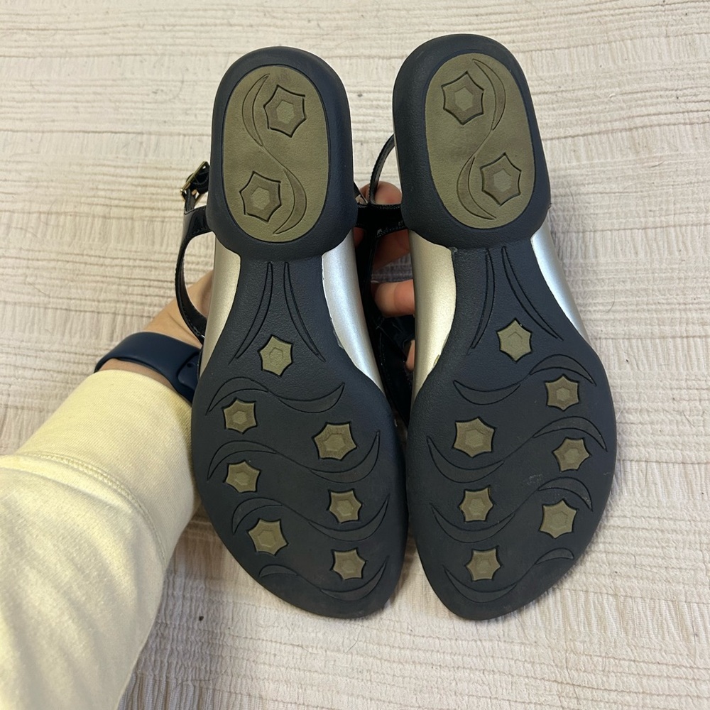 Black Vaneli Sandals Sz 7 - Picture 4 of 6
